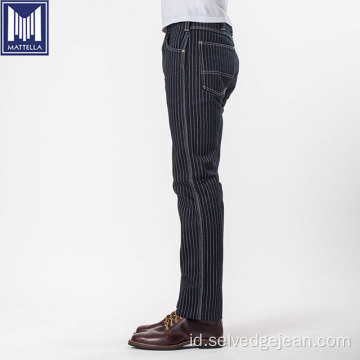 Wabash Japan 100% Cotton Selvedge Pria Denim Jeans